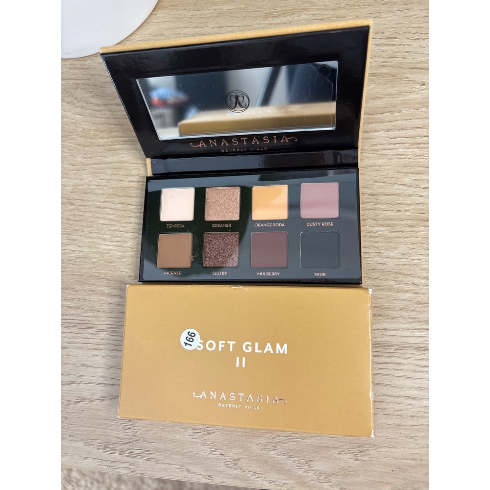Anastasia Beverly Hills Soft Glam II Mini Eyeshadow Palette 8 Shades‎ New in Box